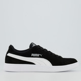 Tênis Puma Smash V2 Preto E Branco