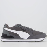 Tênis Puma St Runner V4 Mesh Cinza E Branco