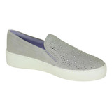 Tênis Slip On Feminino Bottero Cinza