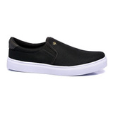 Tenis Sllip On Masculino Preto Iate