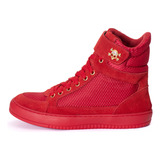 Tenis Sneaker Bawmi Academia Bota Fitness Treino Em Couro