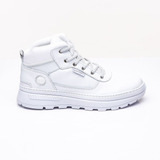 Tenis Timberland Branco Bota Cano Medio Da Timberlend Branca