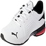 Tênis Viz Runner Bdp Puma Masculino Branco Preto Vermelho 40