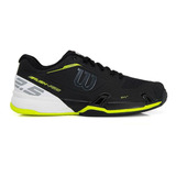 Tênis Wilson Rush Pro 2 5 Preto Branco E Limão