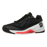Tenis Wilson Rush Pro 4 0 Clay Preto Vermelho Novo