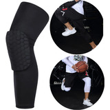 Tensora Joelheira Ortopédica Protetor Perna Coxa Panturrilha Cor 1 Pc Black Knee Pad Tamanho L