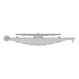Terceira Mola Contra Feixe Traseira Parabolica Kfo0552a8 For