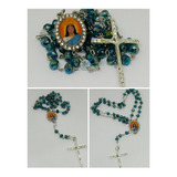 Terço Santa Sara De Kali Cristal 8mm Colar Cruz Strass