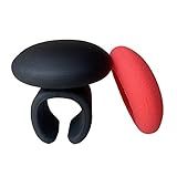 TERDEWE Girador De Volante- Botão De Volante- Manípulo De Direção De Rolamento De Metal Com Silicone De Toque De Pele- Rotação 360- Tampa Substituível- Sem Necessidade De Ferramentas
