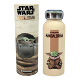 Térmica Garrafa Star Wars Baby Yoda Bebidas 500ml Água