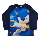 Térmica Infantil Peluciada Sonic