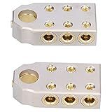 Terminais De Bateria De Liga De Zinco Conector Negativo Positivo Universal Diâmetro Do Furo De 0 7 Polegadas Para Acessório De Bateria De Carro