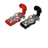 Terminais De Cabo De Bateria Negativos E Positivos Universais Conectores De Abraçadeira De Terminais Automotivos Kit Sortido De Terminais De Liberação Rápida Durável E Ajustável Para Carros E Caminhões Acessórios Para Carros E Caminhões