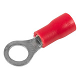 Terminal Olhal Pré Isolado Vermelho 0 5mm 1 5mm 100 Peças