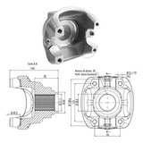 Terminal Yoke Acoplamento Do Diferencial Mb Atego 1419 2014