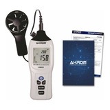 Termo Anemômetro Medidor Vazão Certificado Calib Akrom Kr835