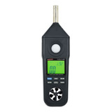 Termo higro decibelímetro luxímetro anemômetro 5 Em 1 Novo