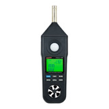 Termo higro decibelimetro Luxímetro Anemômetro Com Rs 232