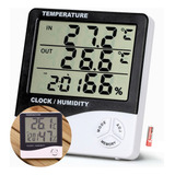 Termo higrômetro Digital Relógio Umidade E Temperatura Do Ar
