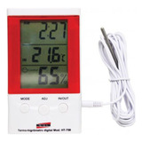 Termo higrômetro P Vacina Geladeira C Sensor Externo De 3m