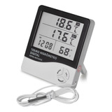 Termo Higrômetro Relógio Digital Medidor Umidade