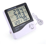 Termo-higrômetro Relógio Umidade Temperatura Sensor Externo