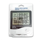 Termo Higrômetro Sensor Externo Interno Temperatura  umidade