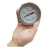 Termômetro 500 Graus Inox Haste 20cm Rosca 1/2 80mm Angular