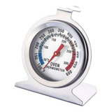 Termômetro Analógico Forno 300 Alta Qualidade Inox Com Base