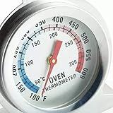 Termômetro Analógico Forno Base Inox 300
