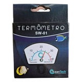 Termômetro Analógico Sw 01 Com Ventosa Aquario Terrario