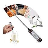 Termômetro Culinário Digital Com Sonda De Aço Inoxidável Leitura Instantânea De 50 C A 300 C À Prova D Água Ideal Para Carnes Líquidos Sobremesas Churrascos E Cozinha