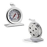 Termômetro Culinário Para Forno Gás Elétrico Industrial ETC Aço Inox 300-C