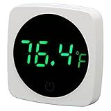 Termômetro De Aquário Pequeno Termômetro De Aquário Digital Com Display LED De Alta Precisão 0 1 Toque Em Modo De Suspensão Medidor De Termômetro Compacto Para Tanque De Peixes