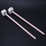 Termômetro De Cabeça De Sonda De Sensor De Termopar 2pcs Cabeças De Sonda De Sensor De Termopar Tipo S Tubo Protetor De Corindo De Ródio Wrp 100l 300mm C 300mm 