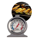 Termômetro Forno 300 Inox Com Base Analógico Alta Qualidade
