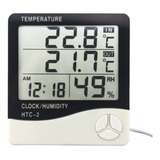 Termometro Higrometro Relogio Digital