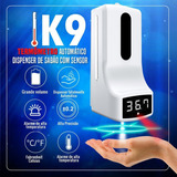Termômetro K9 Pro 2 Em 1 Infra Automático De Álcool Gel Te