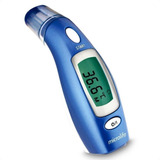 Termômetro Laser Digital Contato Testa ouvido Microlife Azul