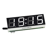 Termômetro Voltímetro Relógio Digital 5 30v Led Branco