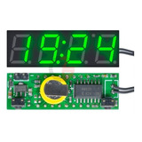 Termômetro Voltímetro Relógio Digital 5 30v