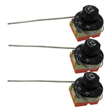 Termostato 50 300 c 16a Fornos Elétricos Fritadeiras 3 Pçs