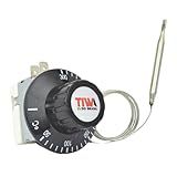 Termostato Analógico Tiwa 50-300- 30a Sem Bucha Bulbo Curto