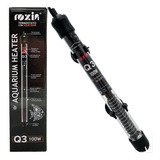 Termostato Com Aquecedor Para Aquário Peixes Roxin Q3 100w 220v