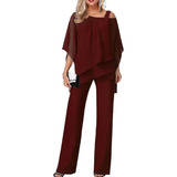 Terno De Chiffon Feminino