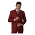 Terno De Poliviscose Masculino C/ Colete Slim Fit Terra Cota