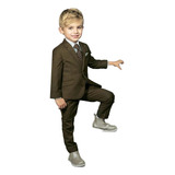 Terno Infantil Preto Oxford Italiano Mestre Terno