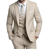 Terno Italiano Slim Bege