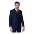 Terno Masculino Poliviscose  C/ Colete Slim Fit Azul Marinho
