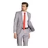 Terno Masculino Poliviscose Slim Fit Cinza Elastano Italiano